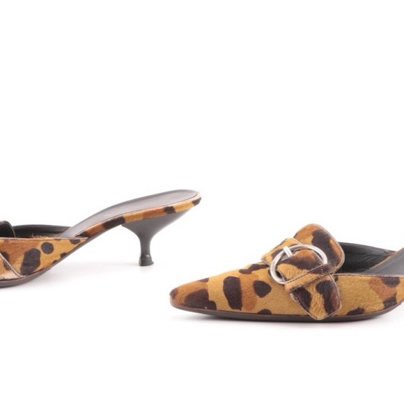 Prada Calf Hair Mules - Picture 3 of 9